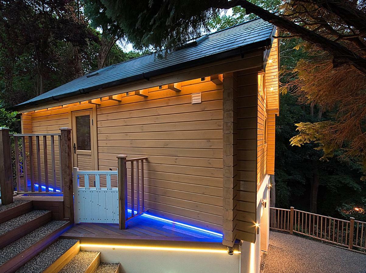 Alum Chine Log Cabin Villa Bournemouth Buitenkant foto