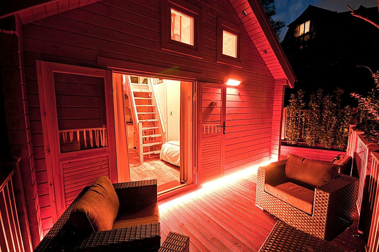 Alum Chine Log Cabin Villa Bournemouth Buitenkant foto